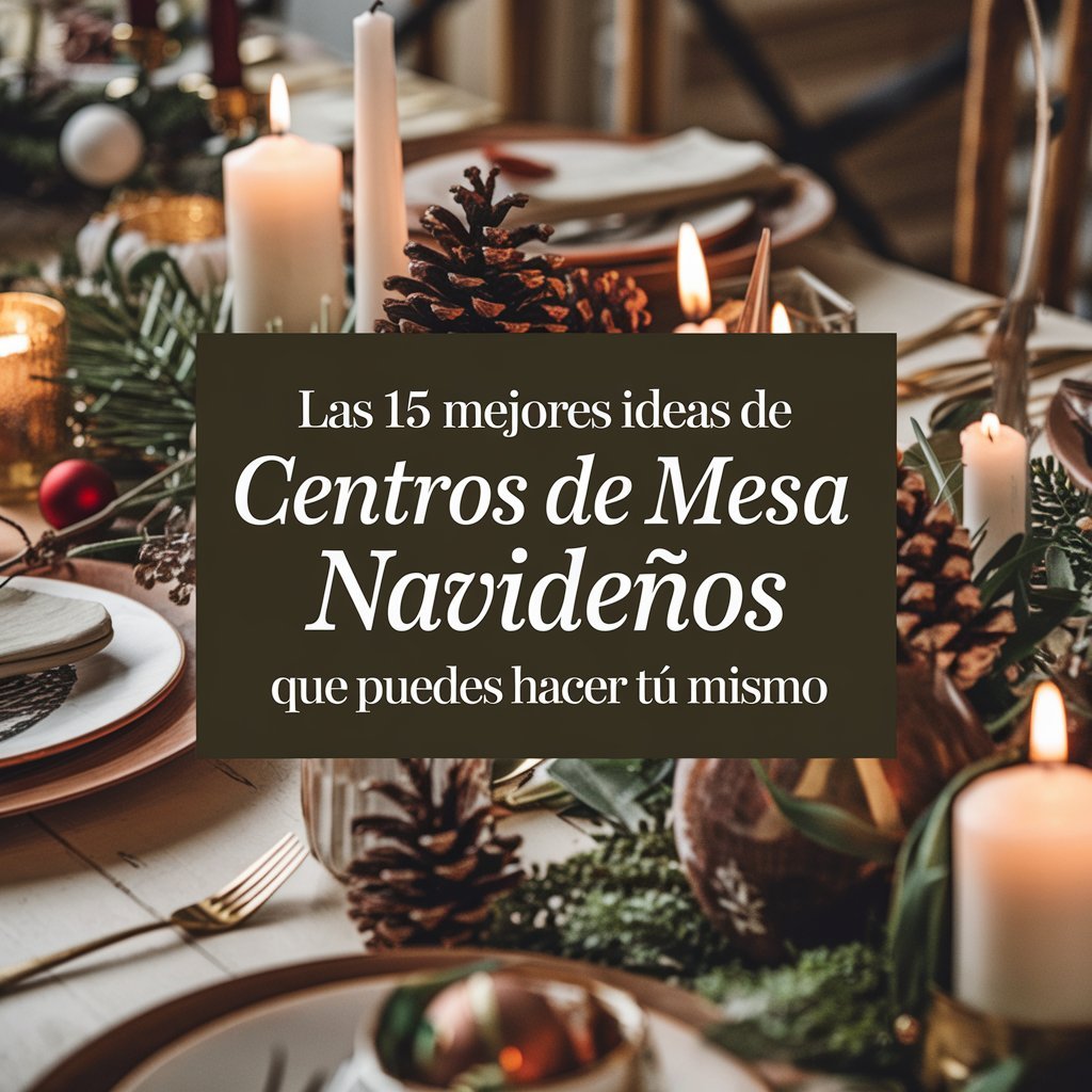 las 15 mejores ideas de centros de mesa navideños que puedes recrear tu mismo